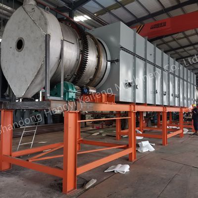 600C Tungku Karbonisasi Biomassa Dilengkapi Dengan Perangkat Pengolahan Gas Asap