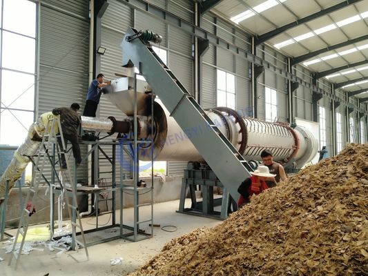 PLC dikendalikan karbon aktif Rotary Kiln 380v Input Self-sufficiency Pemanasan