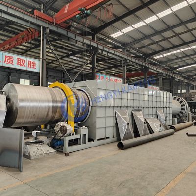 Coconut Shell Carbonization Furnace Horisontal Karbonization Rotary Kiln Mesin Karbonization Otomatis