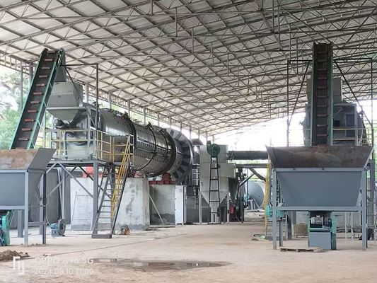 Peralatan Karbonisasi Karbon Aktif Rotary Kiln Plc Kontrol Untuk Produksi Disesuaikan