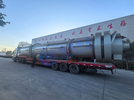 304 Baja tahan karat Alat Karbon Aktif Karbon Aktifkan Tungku Dengan Metode Kontrol Otomatis PLC